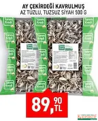 TARIM KREDİ AY ÇEKİRDEĞİ KAVRULMUŞ 500 G fiyat ve kampanya bilgisi